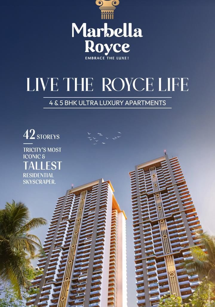 Marbella Royce Mohali luxury apartments in Sector 83A