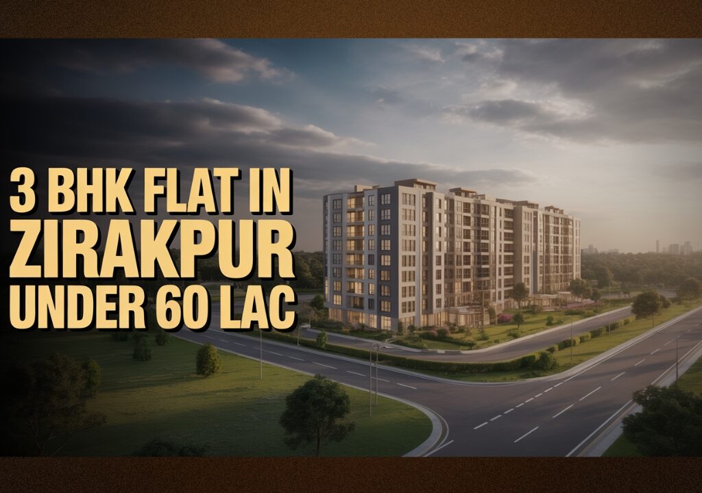 3 BHK Flat in Zirakpur under 60 lac