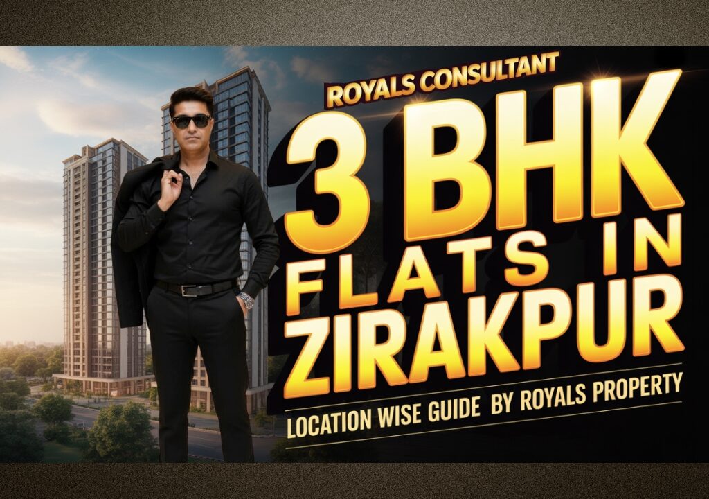 3 BHK Flats in Zirakpur Royals