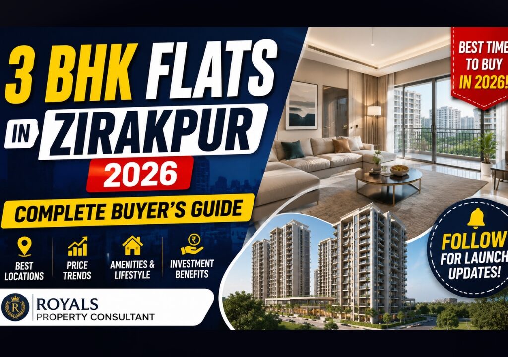 3 BHK Flats in Zirakpur 2026
