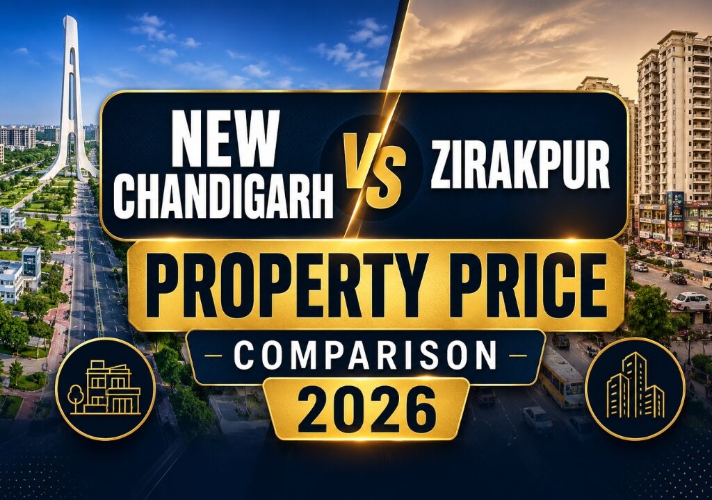 New Chandigarh vs Zirakpur