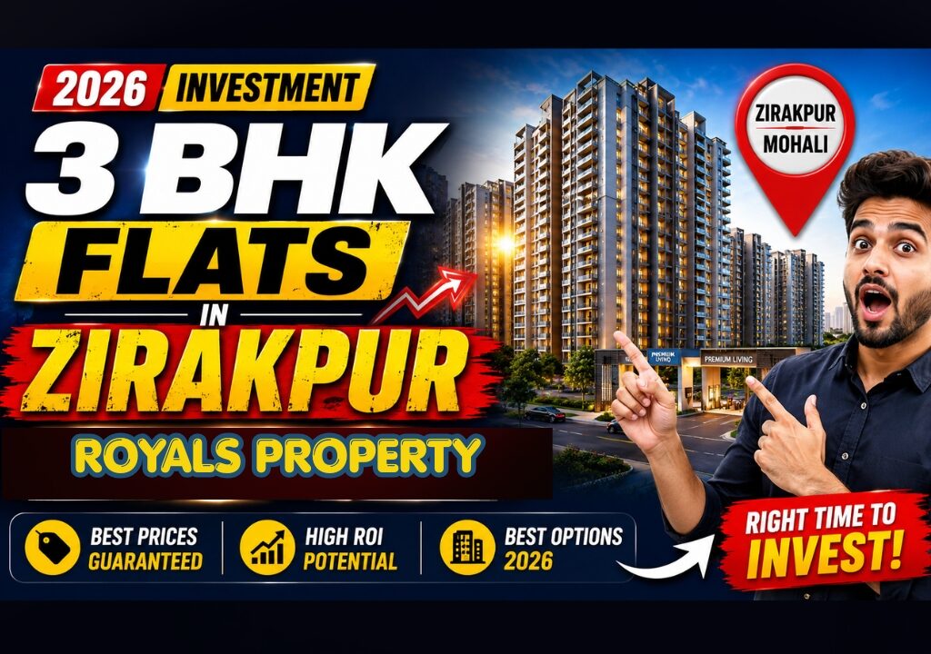 3 BHK Flats in Zirakpur — Price