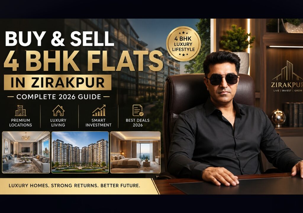 Buy and Sell 4 BHK Flats in Zirakpur