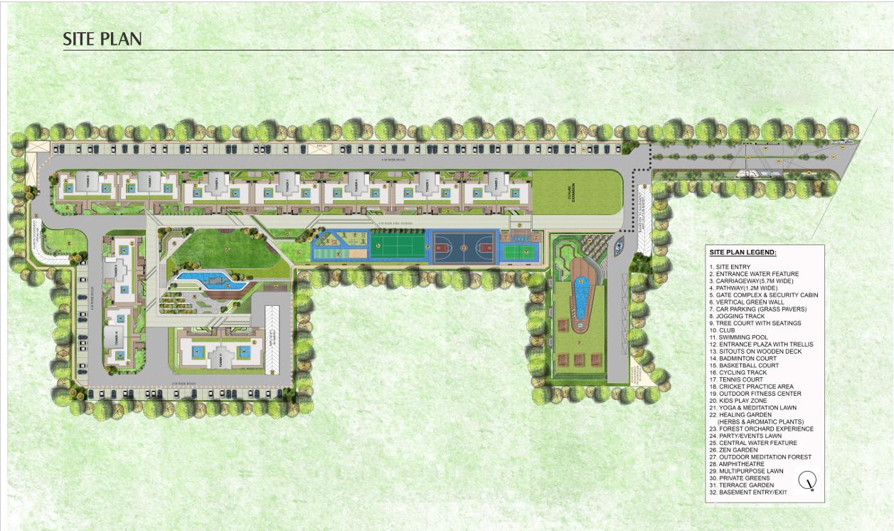 Vamana Arvindam Master Layout – 7.7 Acre Township Plan Zirakpur