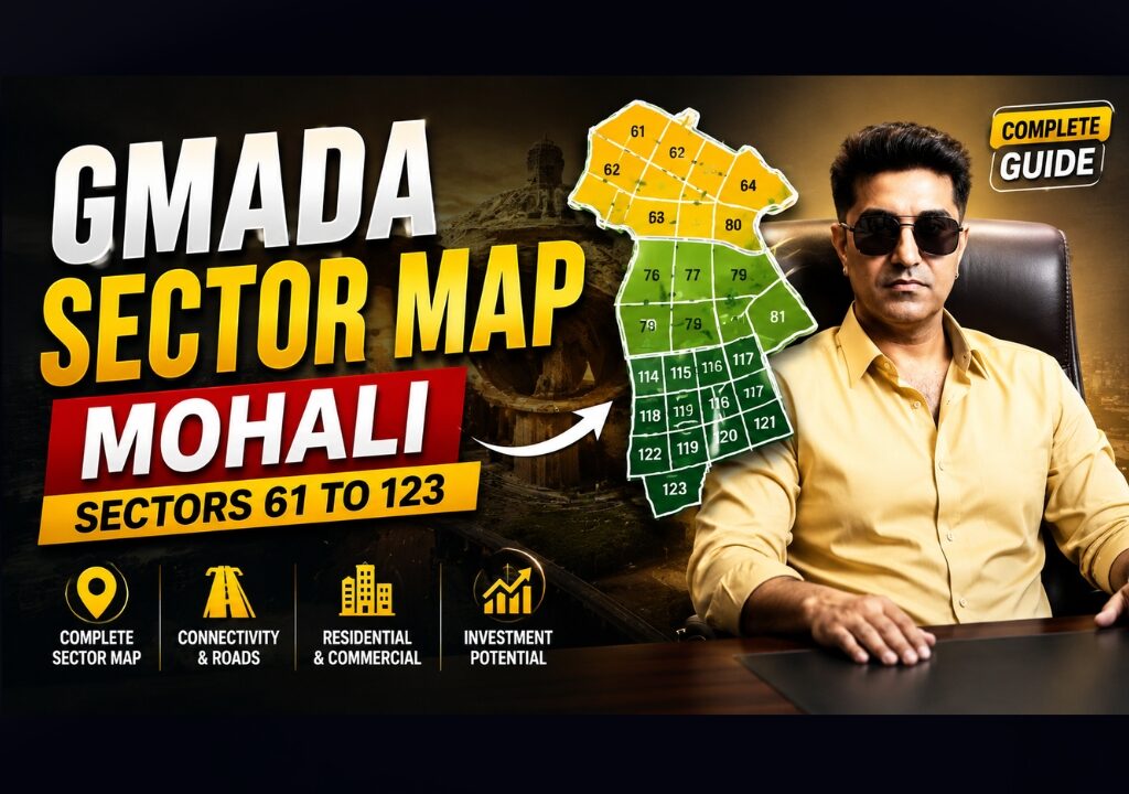 GMADA Sector Map Mohali