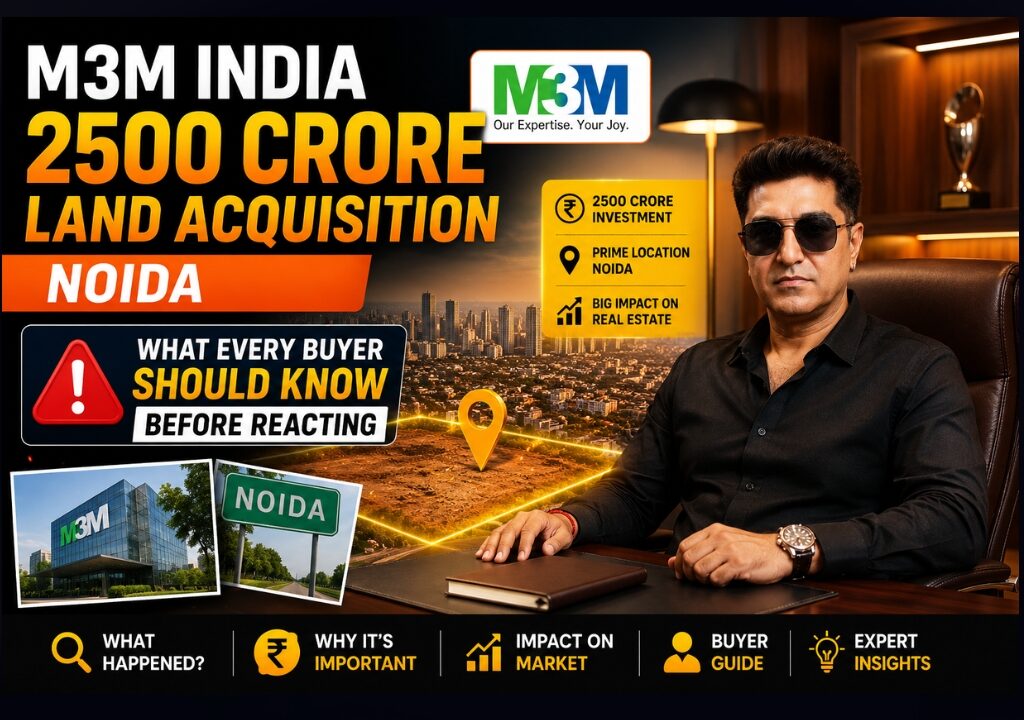 M3M India 2500 Crore Land Acquisition