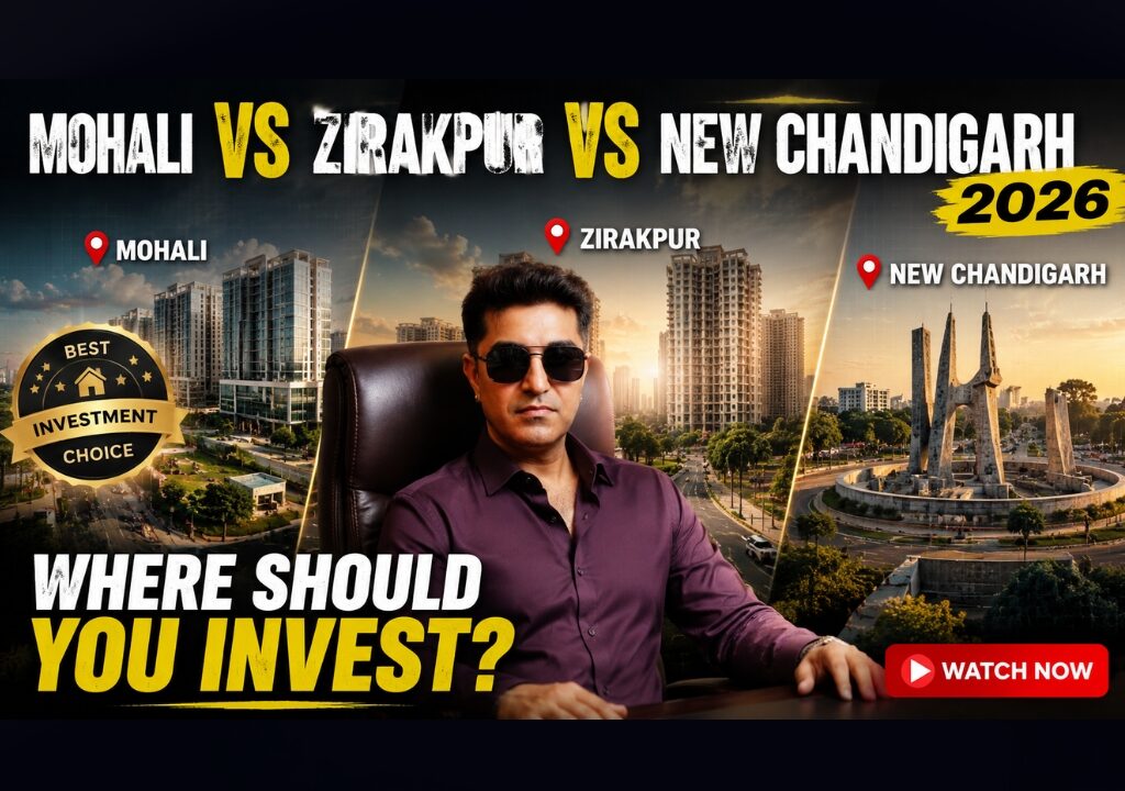 Mohali vs Zirakpur vs New Chandigarh