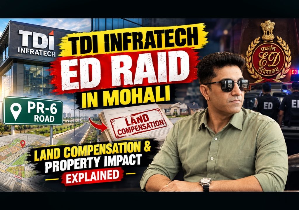 TDI Infratech ED Raid in Mohali