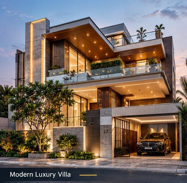 Modern luxury villa construction in Tricity — Mohali, New Chandigarh, Panchkula